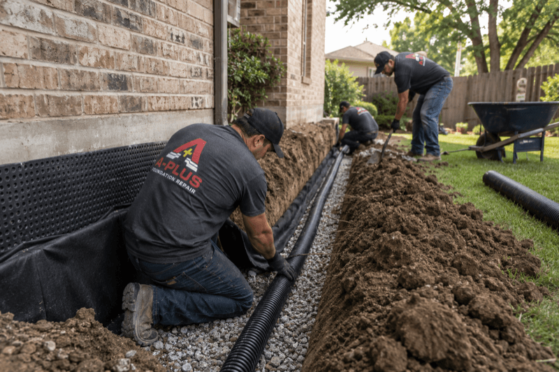 Custom Drainage Systems in Allen, TX