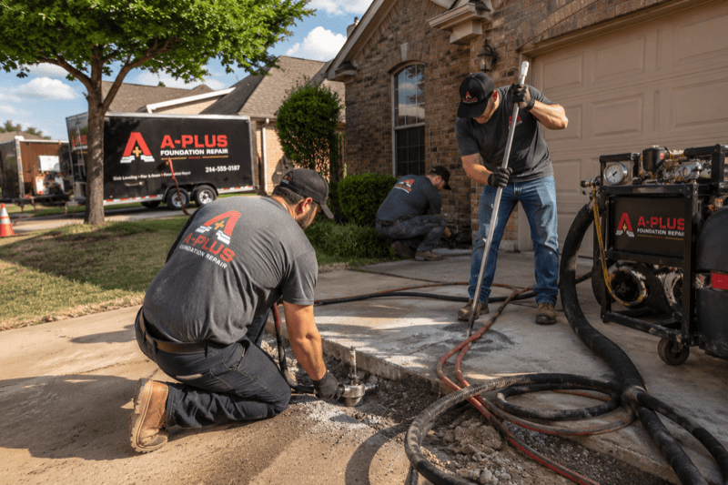 Slab Foundation Leveling